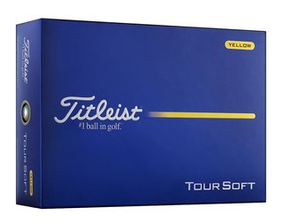Titleist Tour Soft piłki golfowe, żółte