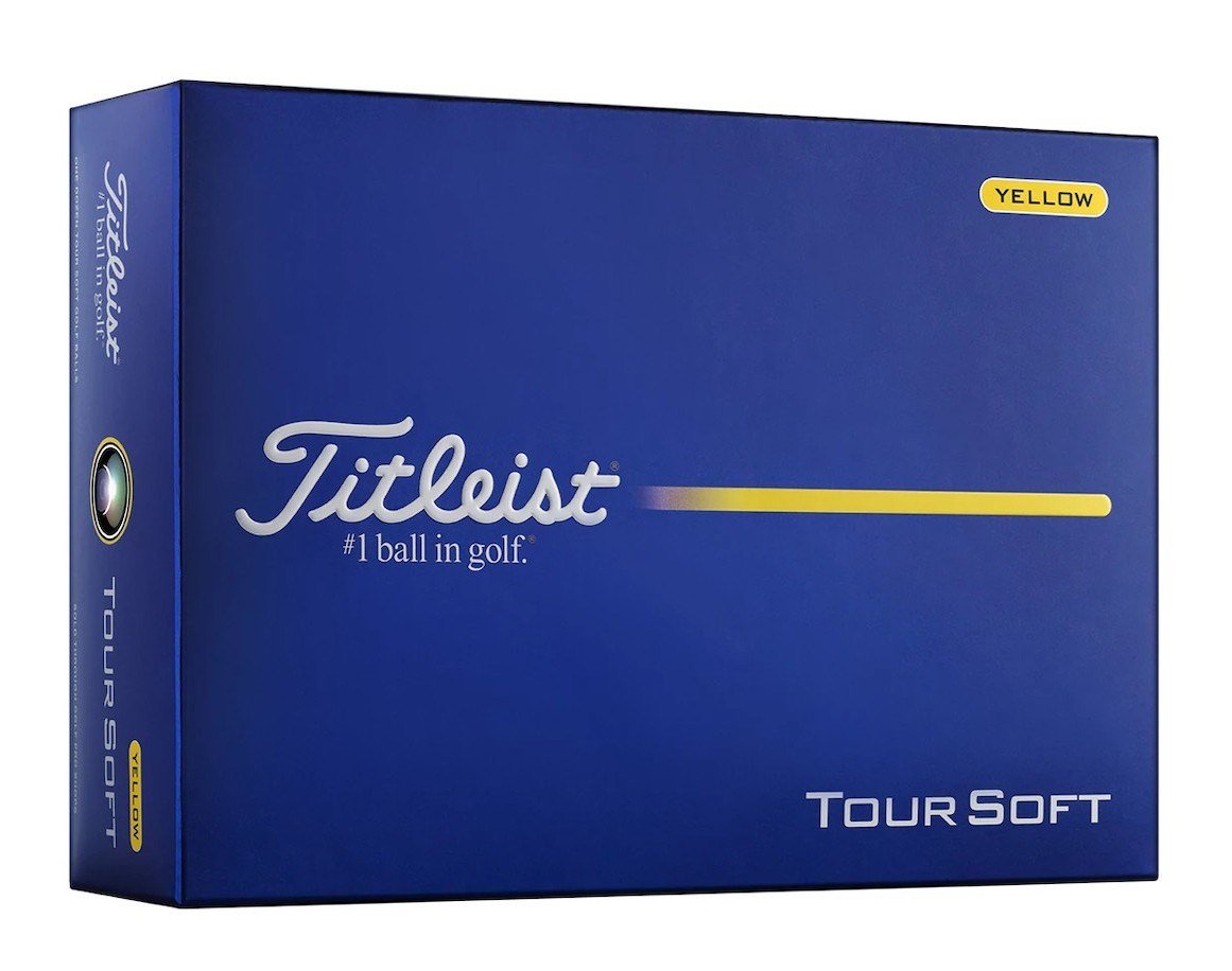 Titleist Tour Soft piłki golfowe, żółte
