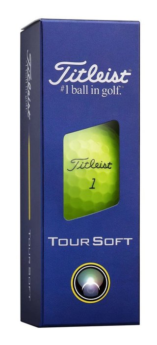 Titleist Tour Soft piłki golfowe, żółte