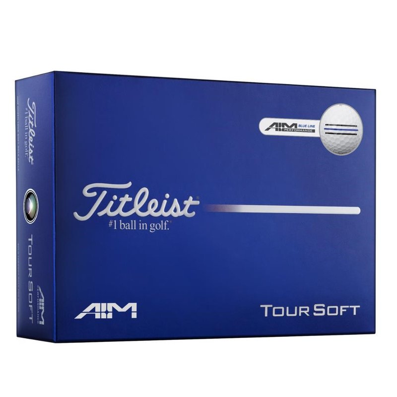 Titleist Tour Soft AIM Blue piłki golfowe