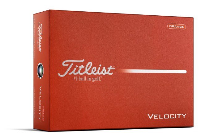 Titleist Velocity piłki golfowe, pomarańczowe
