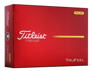 Titleist TruFeel piłki golfowe, żółte