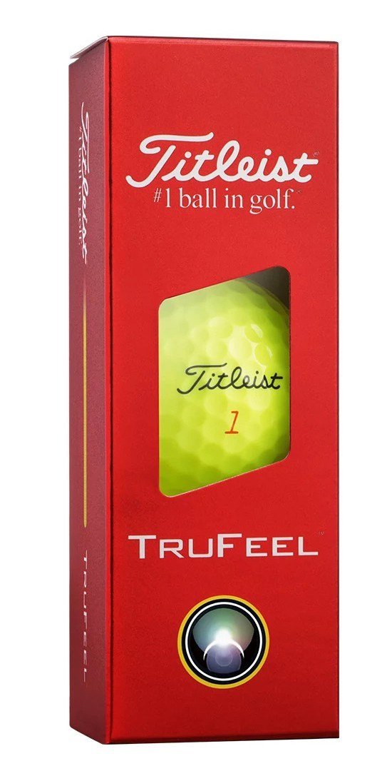 Titleist TruFeel piłki golfowe, żółte