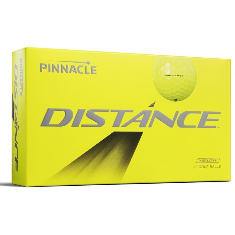 Pinnacle Distance piłki golfowe, żółte, 15szt.