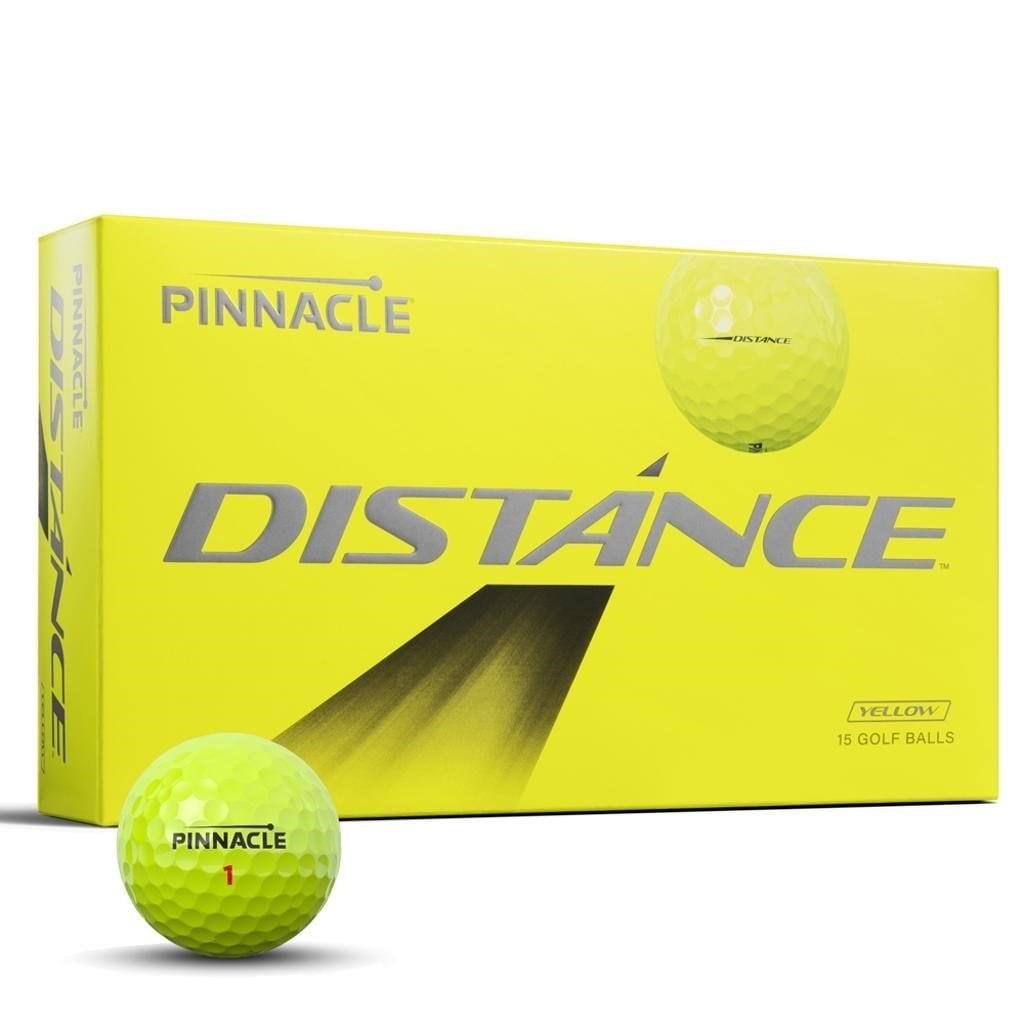 Pinnacle Distance piłki golfowe, żółte, 15szt.