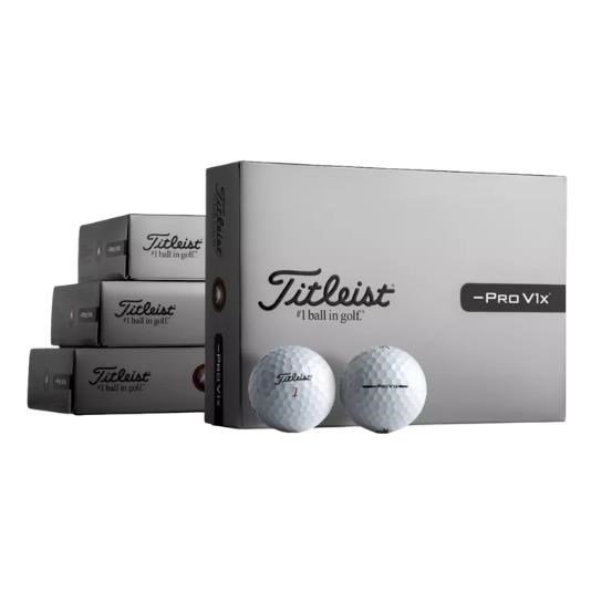 Titleist Pro V1x Left Dash piłki golfowe, 3+1 gratis