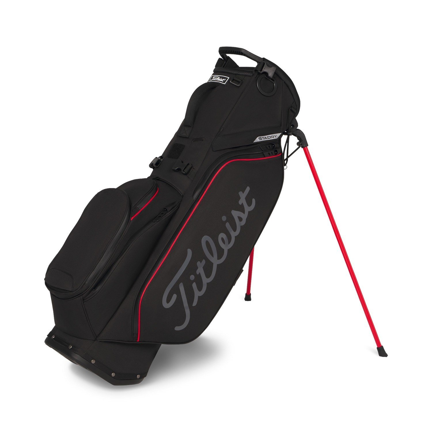 Titleist Players S5 StaDry stand bag, black/red/graphite