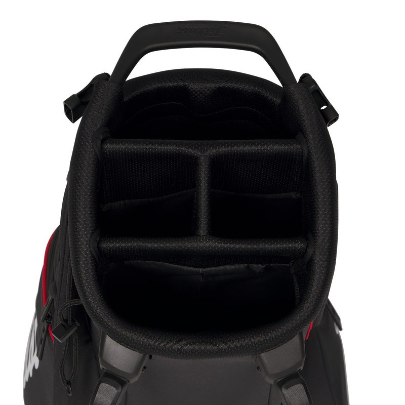 Titleist Players S4 stand bag, czarny/czerwony/biały