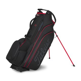 Titleist Hybrid 14 StaDry stand bag, czarno/czerwony