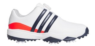 Adidas Tour360 24 Boa obuwie dla dzieci, biało/granatowo/czerwone