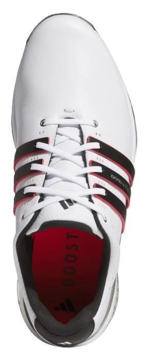 Adidas Tour360 25 Spikeless męskie buty golfowe, biało/czarne