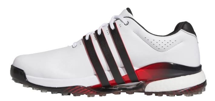 Adidas Tour360 25 Spikeless męskie buty golfowe, biało/czarne