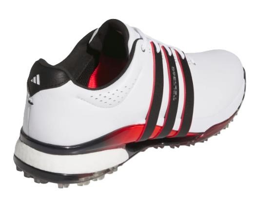Adidas Tour360 25 Spikeless męskie buty golfowe, biało/czarne