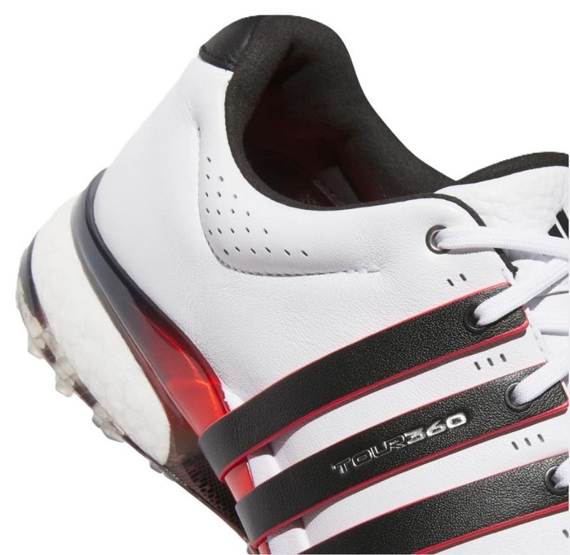 Adidas Tour360 25 Spikeless męskie buty golfowe, biało/czarne