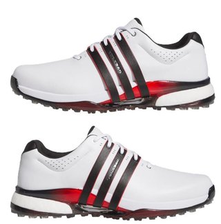 Adidas Tour360 25 Spikeless męskie buty golfowe, biało/czarne