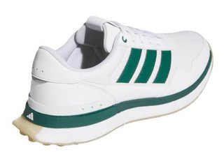 Adidas S2G 26 Leather Spikeless męskie buty golfowe, biało/zielone
