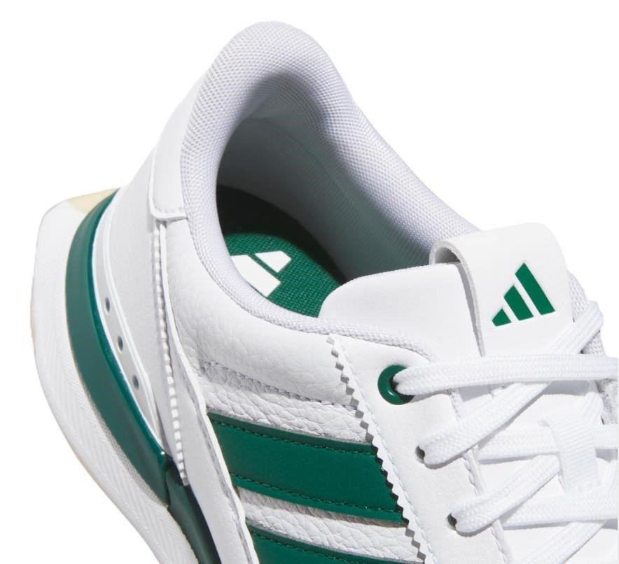 Adidas S2G 26 Leather Spikeless męskie buty golfowe, biało/zielone