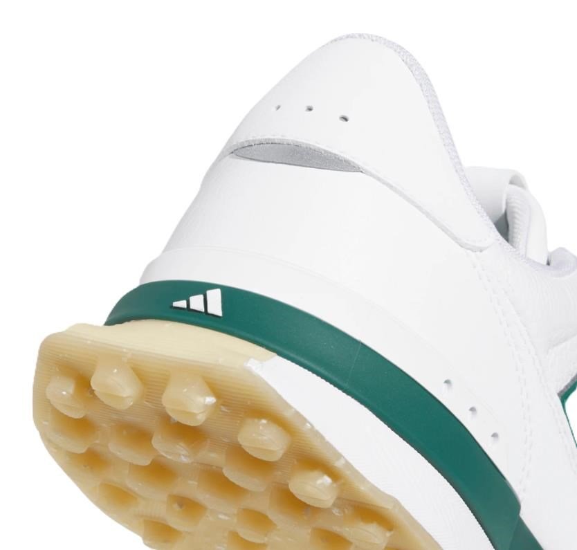 Adidas S2G 26 Leather Spikeless męskie buty golfowe, biało/zielone