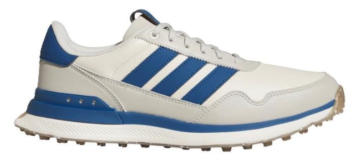 Adidas S2G 26 Leather Spikeless męskie buty golfowe, chalk white/dusky petrol/beige