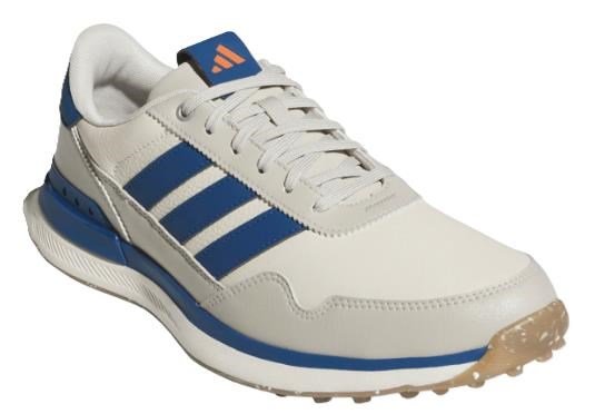 Adidas S2G 26 Leather Spikeless męskie buty golfowe, chalk white/dusky petrol/beige