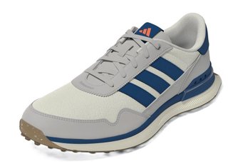 Adidas S2G 26 Leather Spikeless męskie buty golfowe, chalk white/dusky petrol/beige