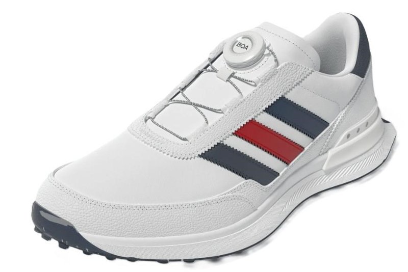 Adidas S2G 26 Boa męskie buty golfowe, biało/granatowo/czerwony