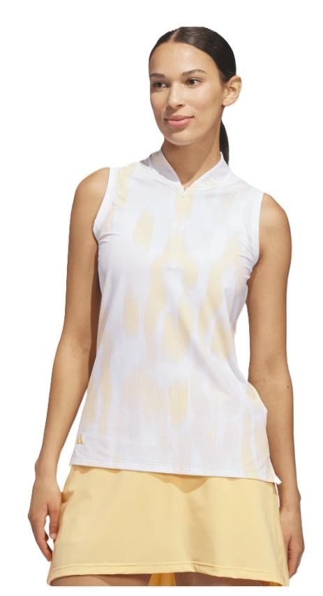 Adidas Ultimate365 Tour Printed Sleeveless damskie polo, seicta