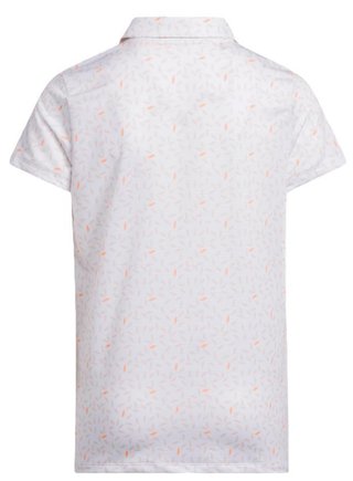 Adidas Print dziecięce polo, białe
