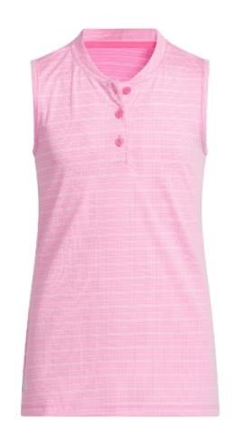 Adidas Sleeveless dziecięce polo, różowe