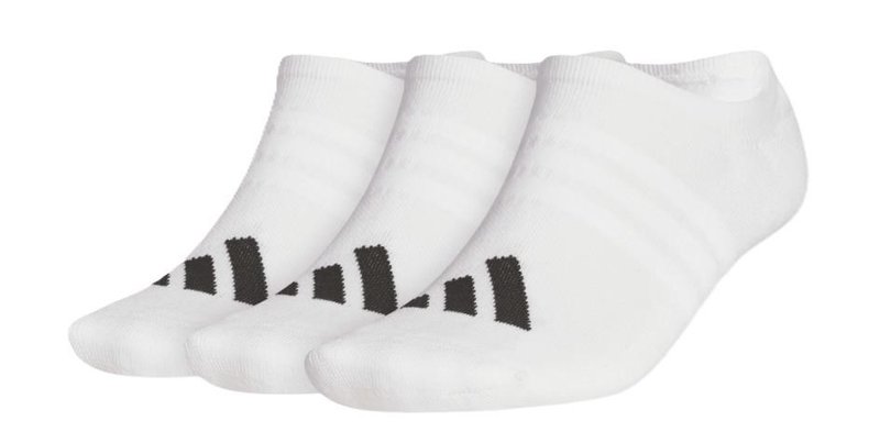 Adidas No Show męskie skarpetki, białe, 3 pary