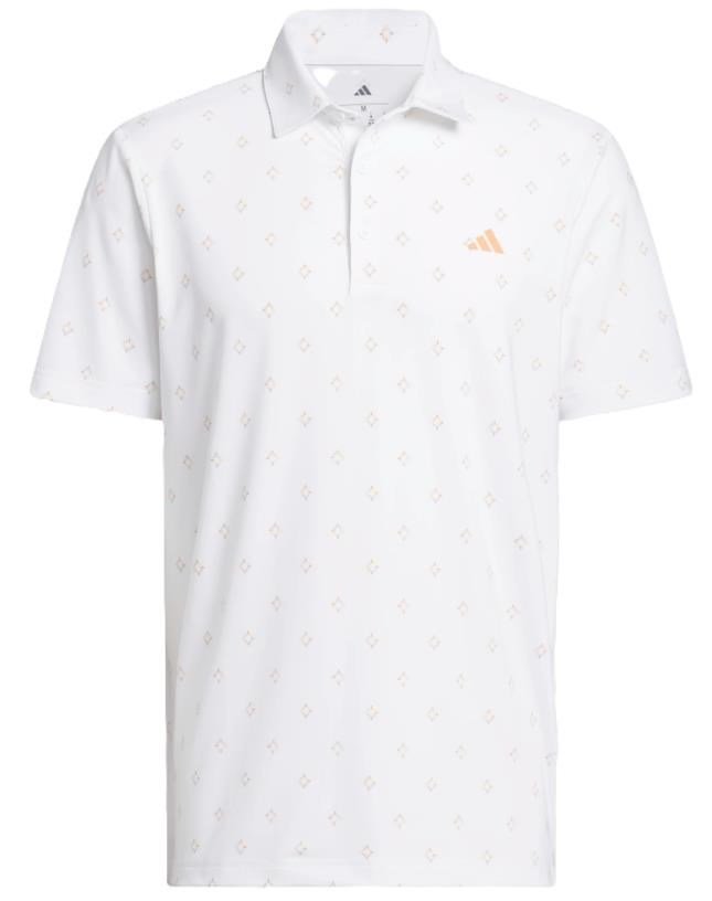 Adidas Ultimate365 Essence Print męskie polo, białe