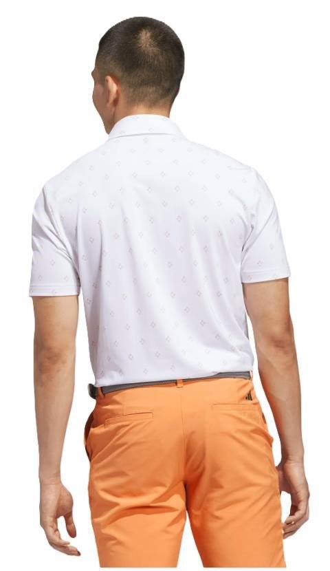 Adidas Ultimate365 Essence Print męskie polo, białe