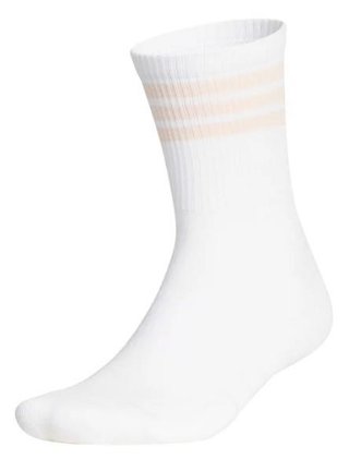 Adidas Half Crew 3-Stripes unisex skarpetki, białe