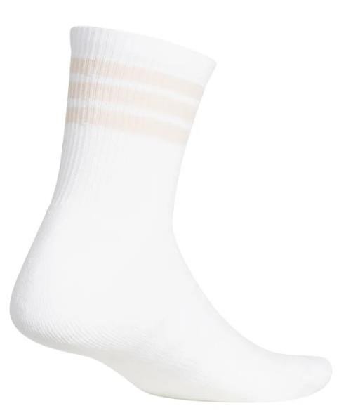 Adidas Half Crew 3-Stripes unisex skarpetki, białe