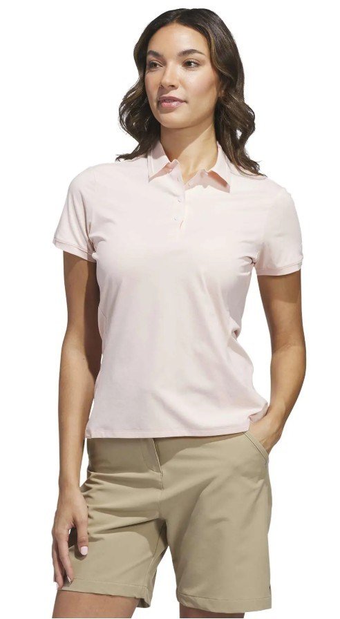 Adidas Ultimate365 Tour Twistknit damskie polo, różowe