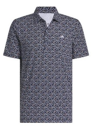 Adidas Ultimate+ Print męskie polo, biało/granatowe