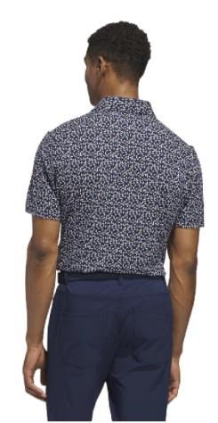 Adidas Ultimate+ Print męskie polo, biało/granatowe