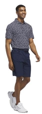 Adidas Ultimate+ Print męskie polo, biało/granatowe