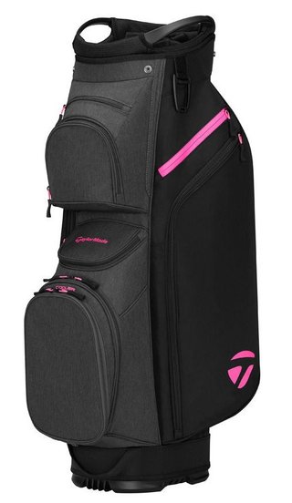 TaylorMade Cart Lite cart bag, czarno/szaro/neonowy róż