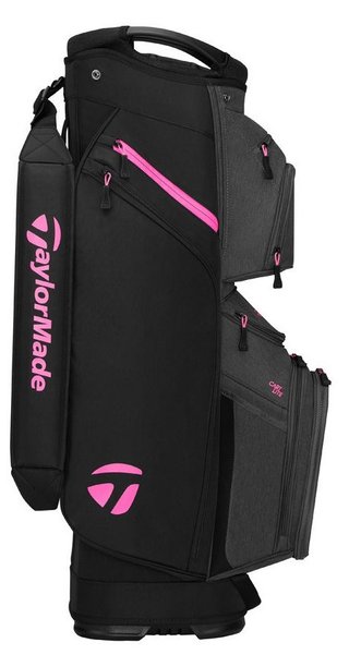 TaylorMade Cart Lite cart bag, czarno/szaro/neonowy róż