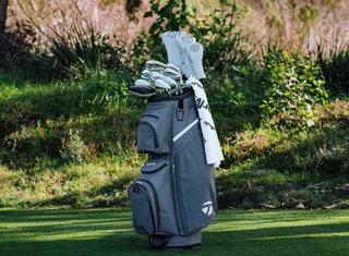 TaylorMade Cart Lite cart bag, czarno/szaro/neonowy róż