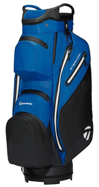 TaylorMade Storm Dry cart bag, czarny/niebieski