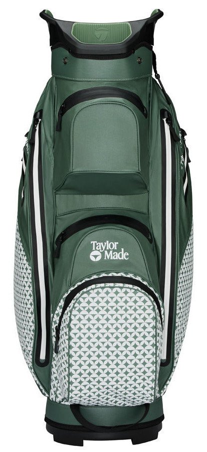 TaylorMade Storm-Dry Waterproof cart bag, heritage icon dark sage