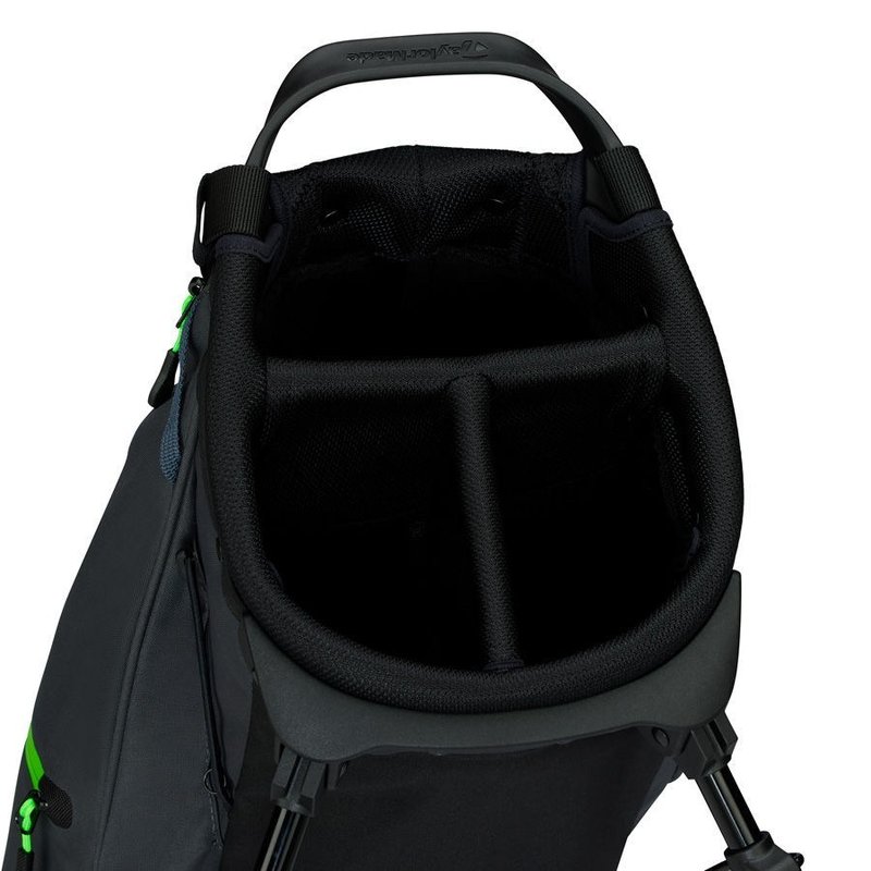 TaylorMade Flextech Carry stand bag, szaro/czarno/neonowa zieleń