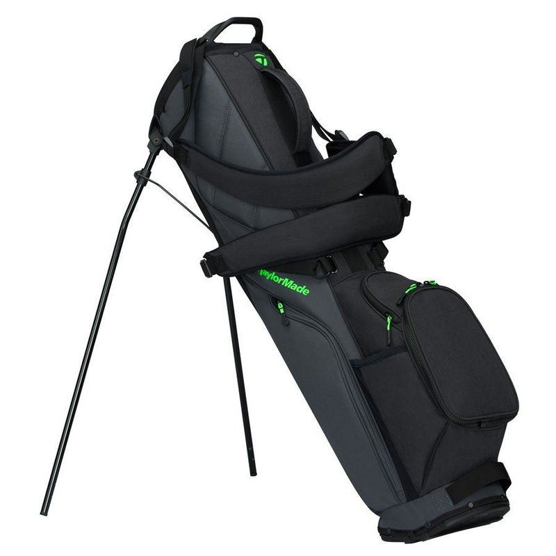 TaylorMade Flextech Carry stand bag, szaro/czarno/neonowa zieleń