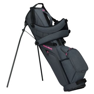 TaylorMade Flextech Carry stand bag, szaro/neonowy róż