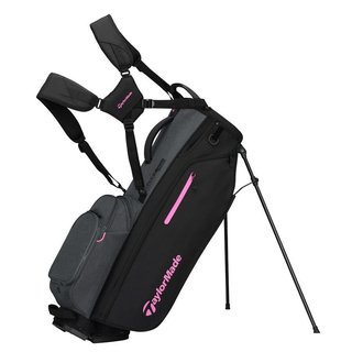 Taylormade Flextech Crossover stand bag, czarno/szaro/neonowy róż