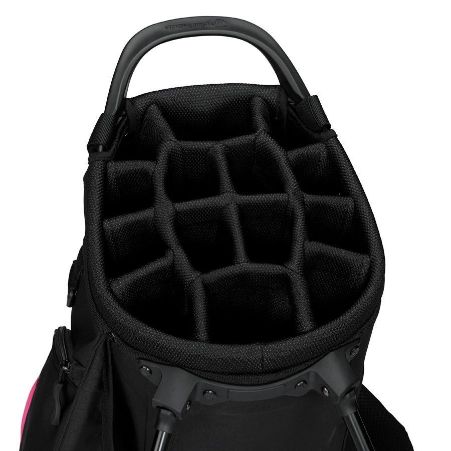 Taylormade Flextech Crossover stand bag, czarno/szaro/neonowy róż