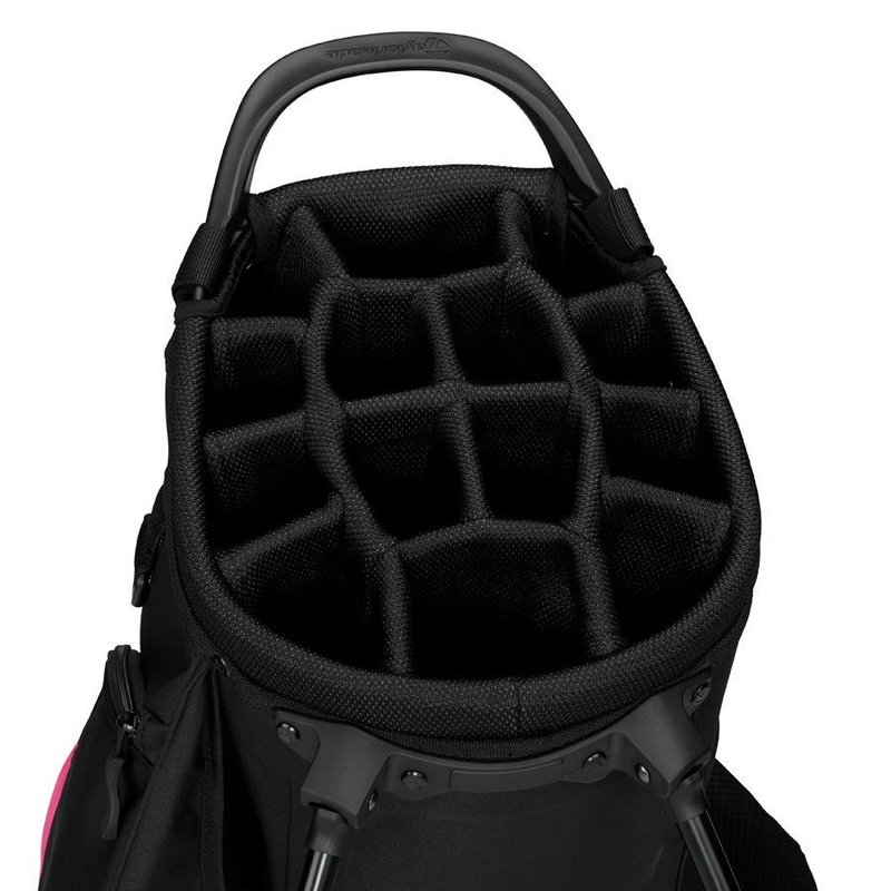 Taylormade Flextech Crossover stand bag, czarno/szaro/neonowy róż