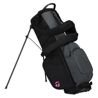 Taylormade Flextech Crossover stand bag, czarno/szaro/neonowy róż